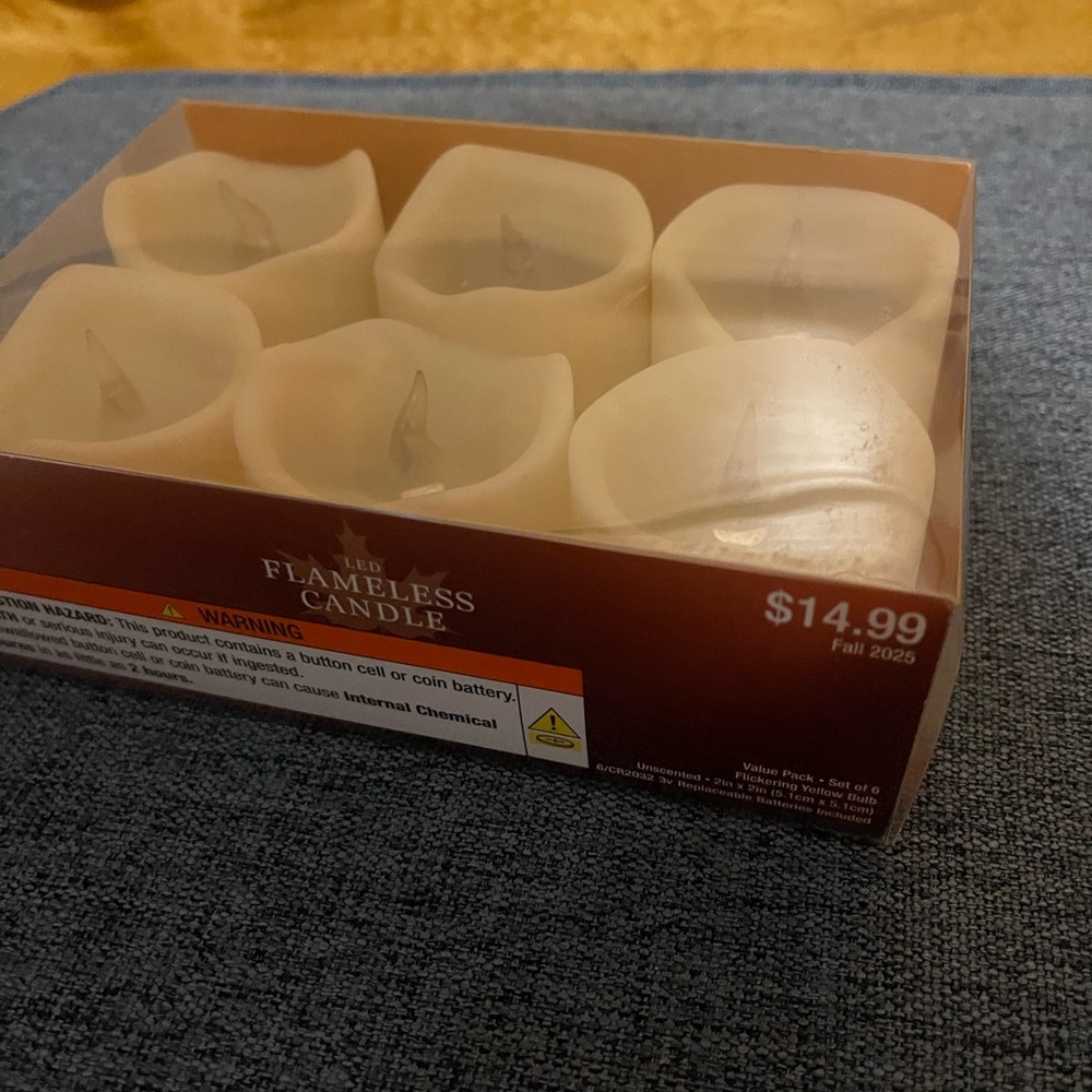 Flameless Candle Set - Cream